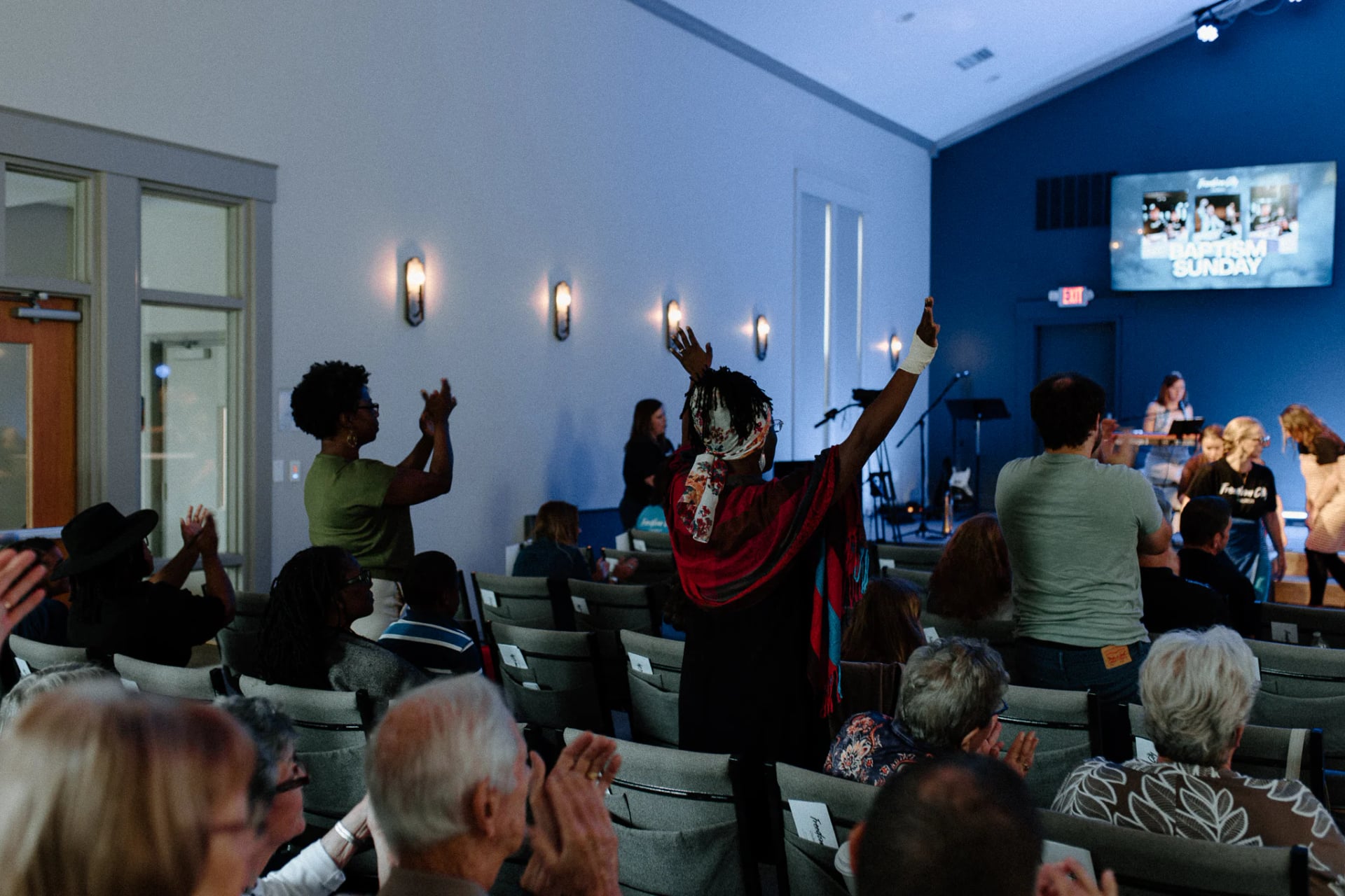 Every generation worshiping together